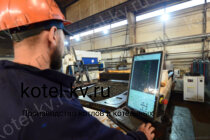 Отопительный котел КВД 0.58 на дровах изготовление